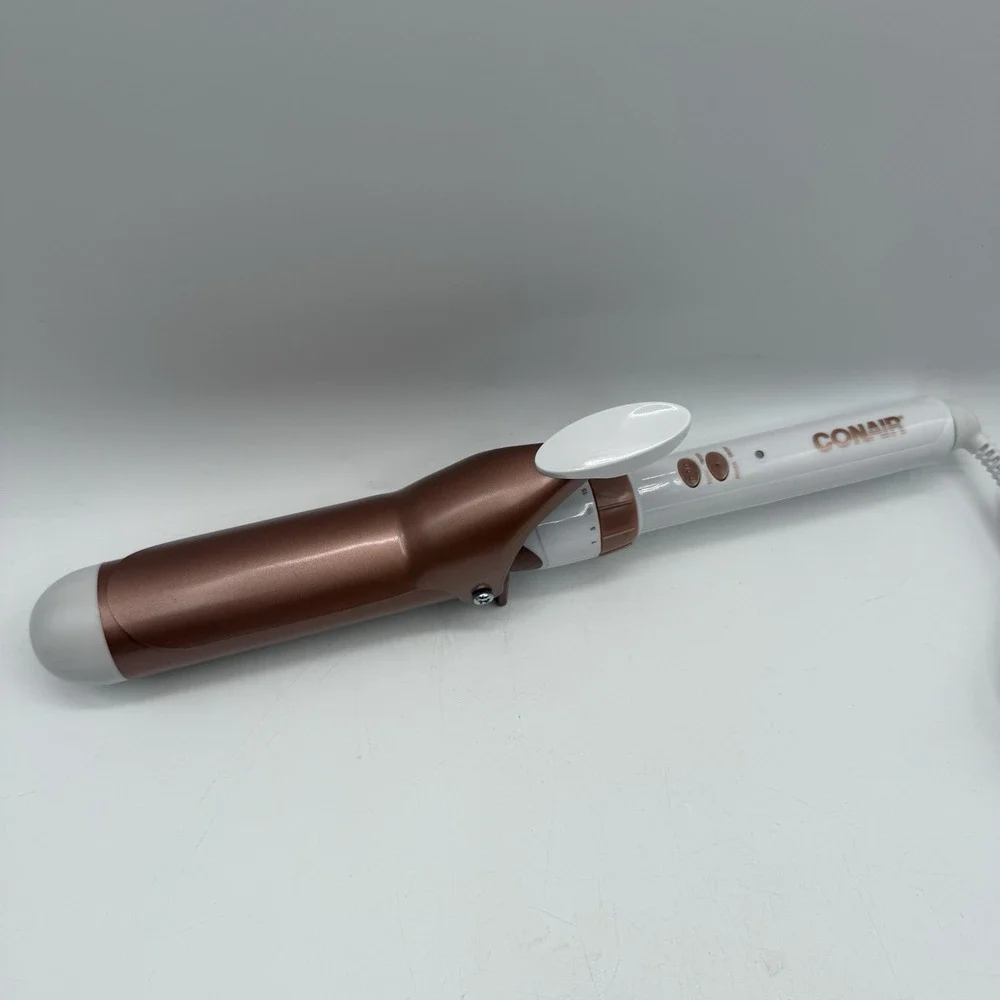 Conair Double Ceramic Curling Iron 1 1/2 Inch Rose Gold CD703GN Soft‎ Waves
